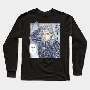 Geralt of hmm- color Long Sleeve T-Shirt